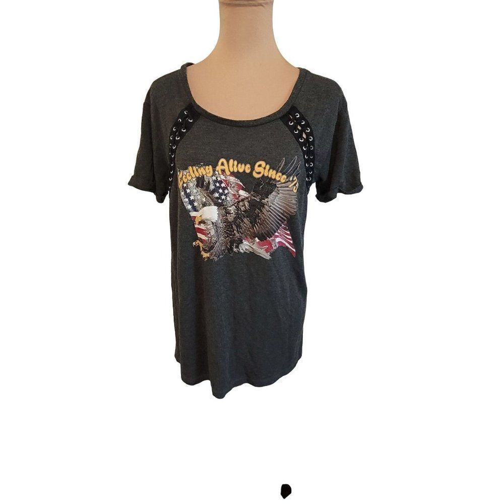 Grey Almost Famous T-Shirt in Medium